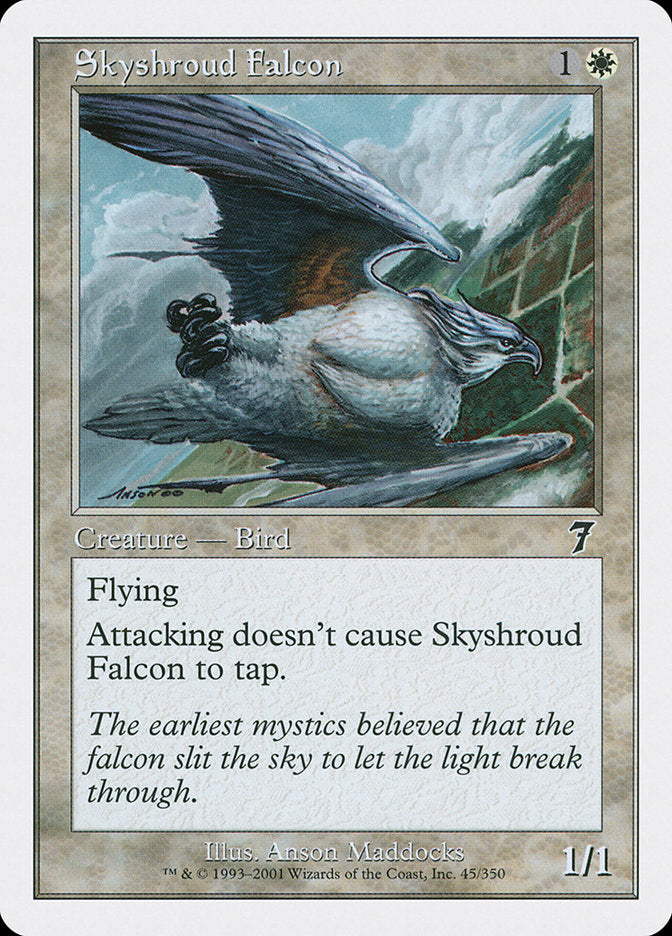 Skyshroud Falcon [Seventh Edition] | Total Play