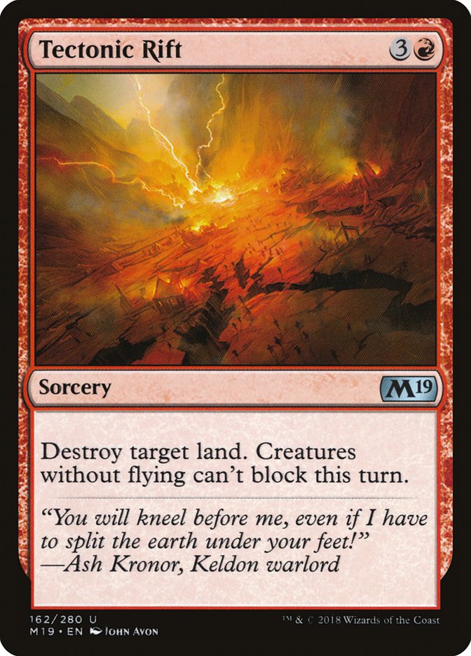 Tectonic Rift [Core Set 2019] | Total Play