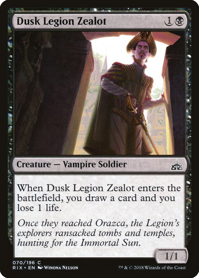 Dusk Legion Zealot [Rivals of Ixalan] | Total Play