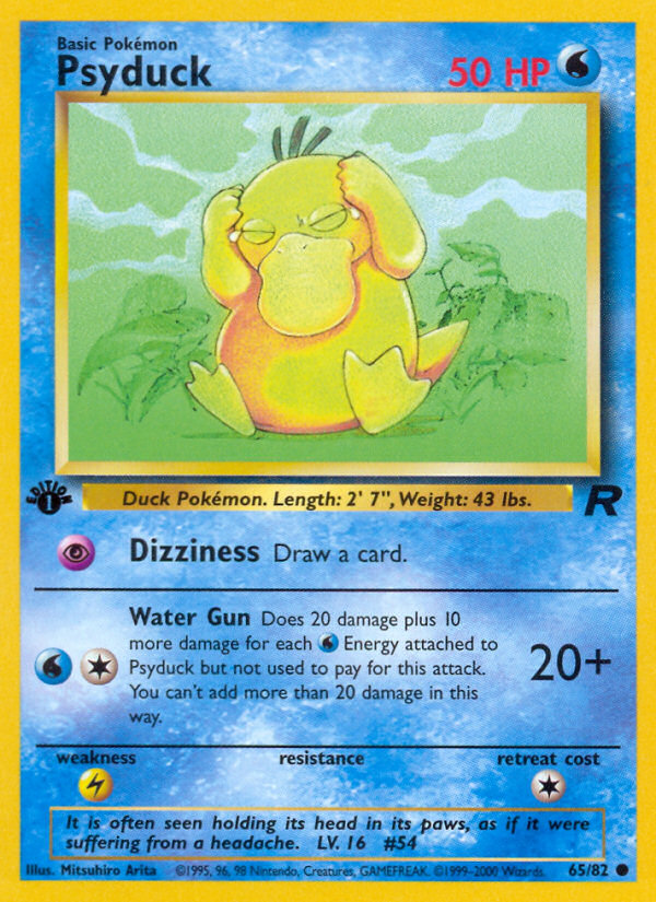 Psyduck (65/82) [Team Rocket 1st Edition] | Total Play