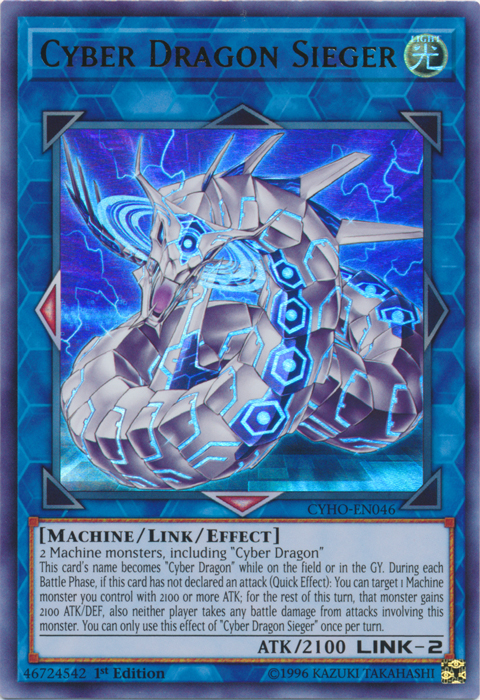 Cyber Dragon Sieger [CYHO-EN046] Ultra Rare | Total Play