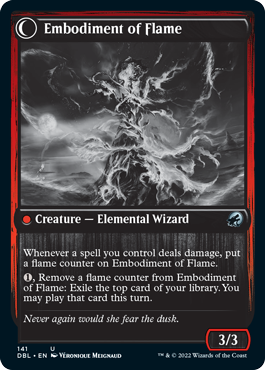 Flame Channeler // Embodiment of Flame [Innistrad: Double Feature] | Total Play