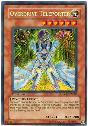 Overdrive Teleporter [CSOC-EN083] Secret Rare | Total Play