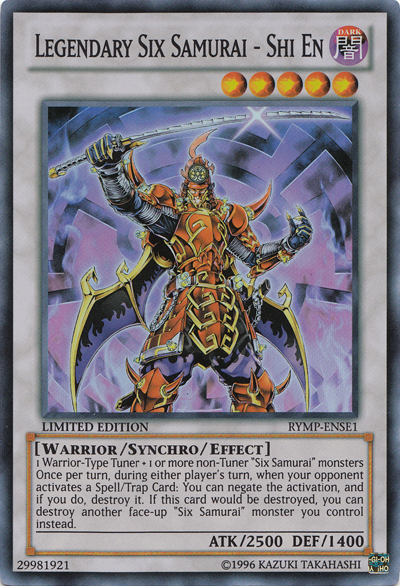 Legendary Six Samurai - Shi En [RYMP-ENSE1] Super Rare | Total Play