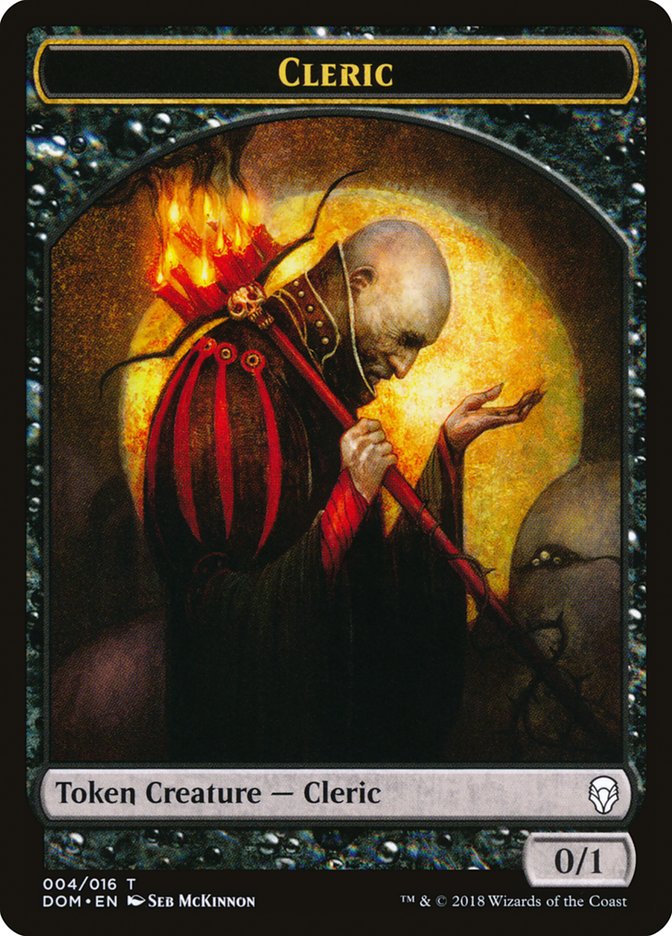 Cleric Token [Dominaria Tokens] | Total Play