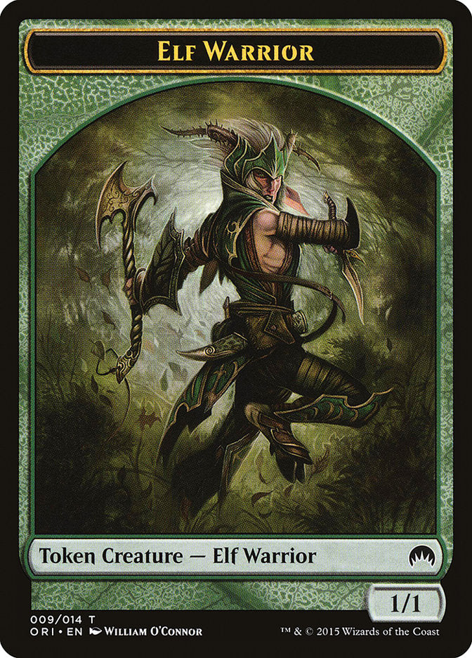 Elf Warrior Token [Magic Origins Tokens] | Total Play