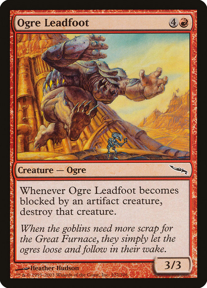Ogre Leadfoot [Mirrodin] | Total Play