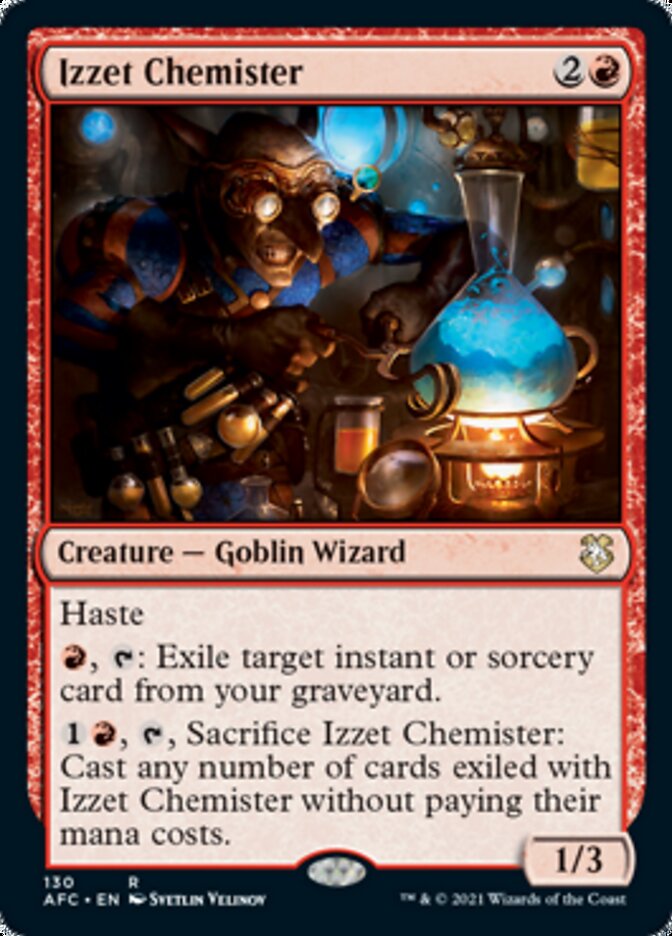 Izzet Chemister [Dungeons & Dragons: Adventures in the Forgotten Realms Commander] | Total Play