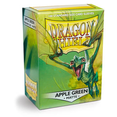 Dragon Shield: Standard 100ct Sleeves - Apple Green (Matte) | Total Play