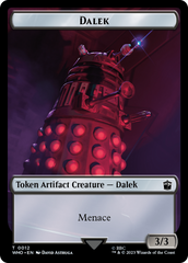 Dalek // Alien Salamander Double-Sided Token [Doctor Who Tokens] | Total Play