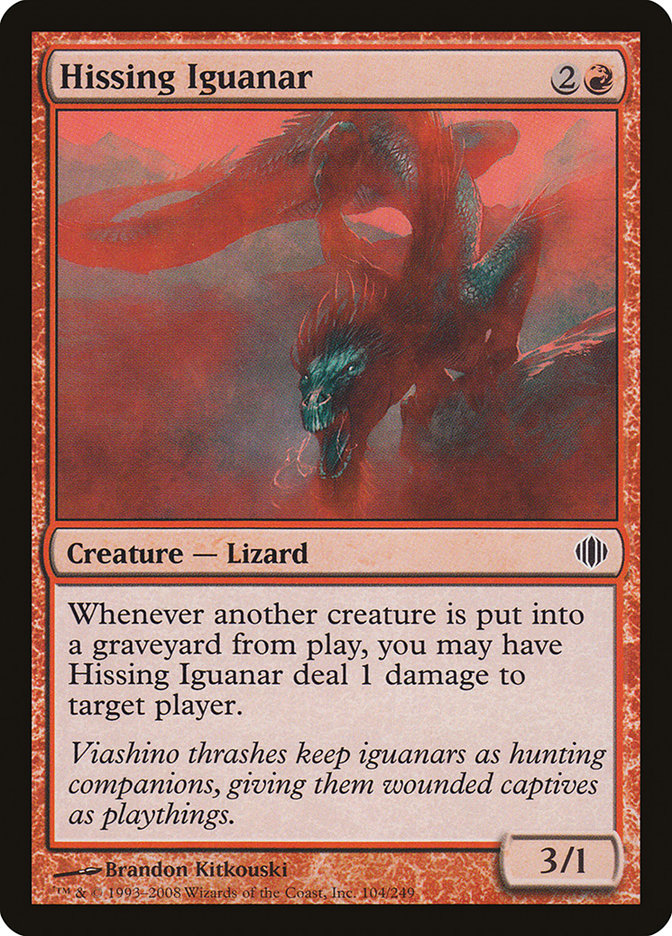 Hissing Iguanar [Shards of Alara] | Total Play