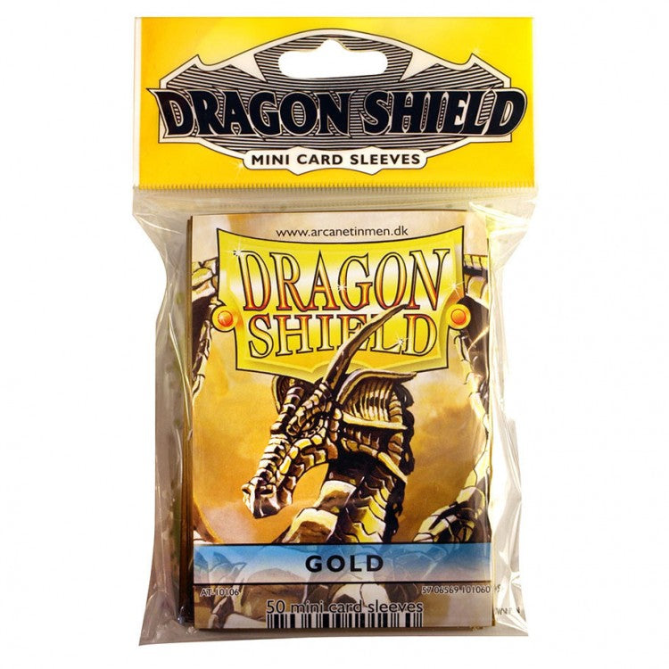 Dragon Shield: Japanese Size 50ct Sleeves - Gold (Classic) | Total Play