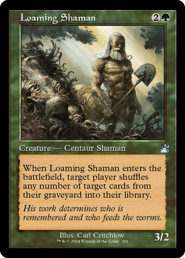 Loaming Shaman (Retro Frame) [Ravnica Remastered] | Total Play