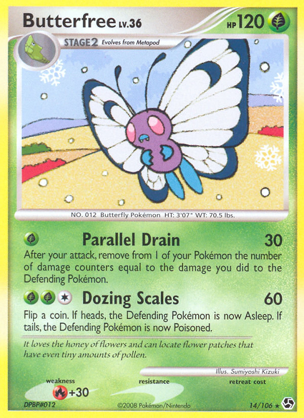 Butterfree (14/106) [Diamond & Pearl: Great Encounters] | Total Play