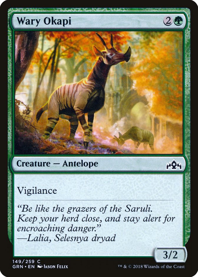 Wary Okapi [Guilds of Ravnica] | Total Play