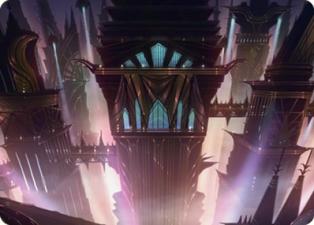 Skybridge Towers Art Card [Streets of New Capenna Art Series] | Total Play