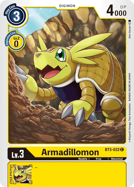 Armadillomon [BT3-032] [Release Special Booster Ver.1.5] | Total Play