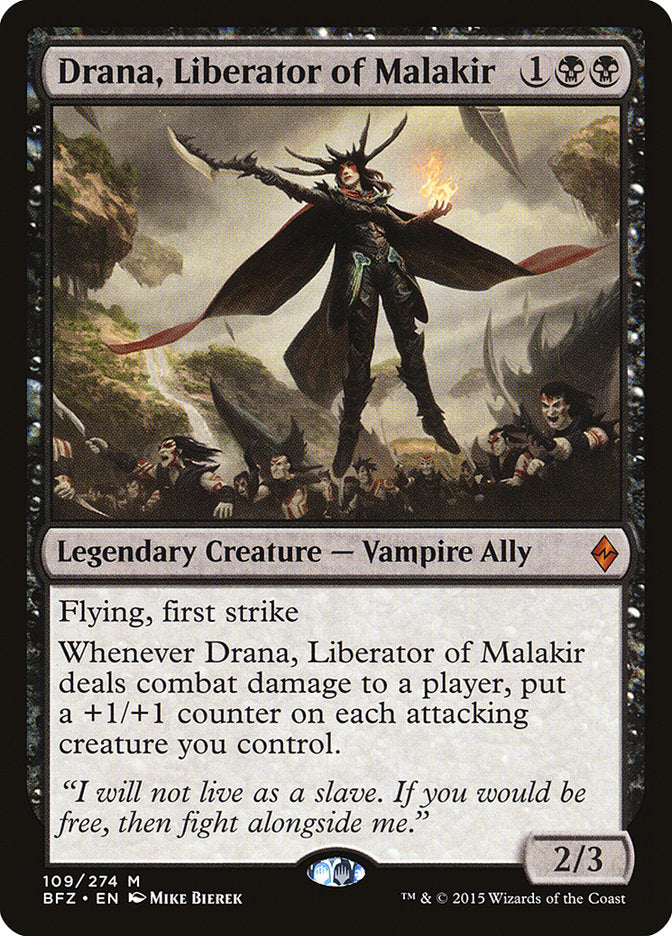 Drana, Liberator of Malakir [Battle for Zendikar] | Total Play