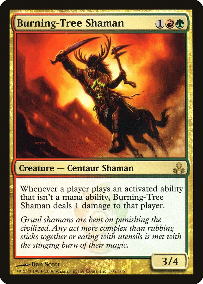 Burning-Tree Shaman [Guildpact] | Total Play