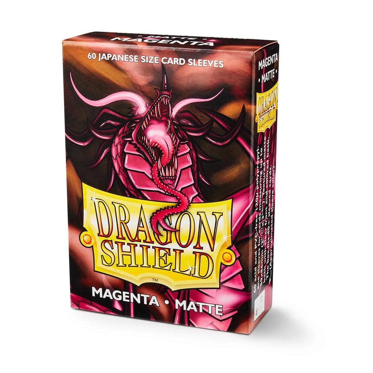 Dragon Shield: Japanese Size 60ct Sleeves - Magenta (Matte) | Total Play
