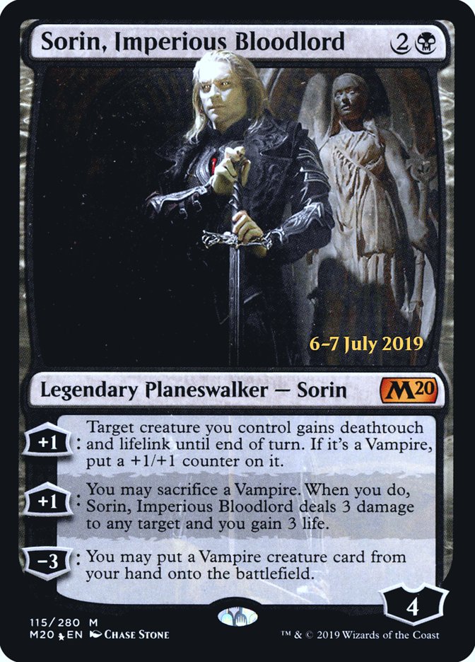 Sorin, Imperious Bloodlord [Core Set 2020 Prerelease Promos] | Total Play