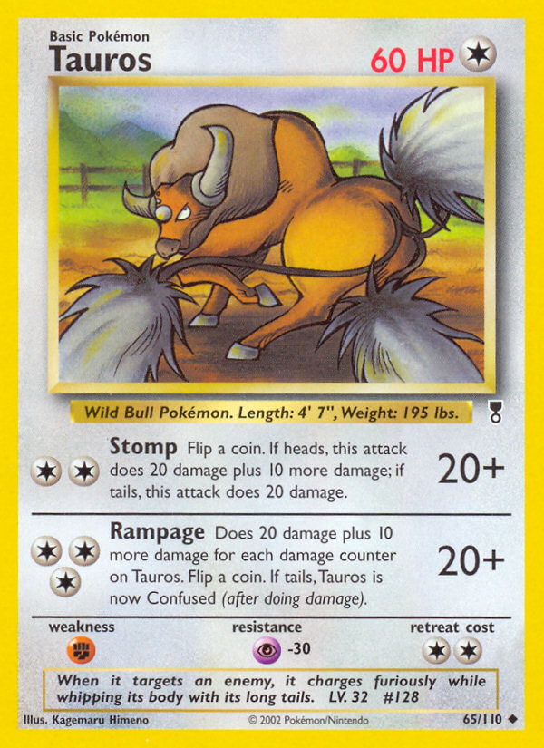 Tauros (65/110) [Legendary Collection] | Total Play