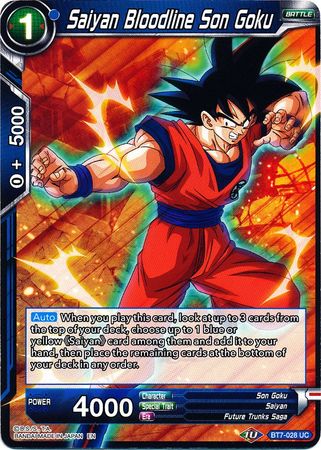 Saiyan Bloodline Son Goku (BT7-028) [Assault of the Saiyans] | Total Play