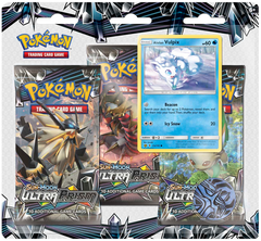 Sun & Moon: Ultra Prism - 3-Pack Blister (Alolan Vulpix) | Total Play