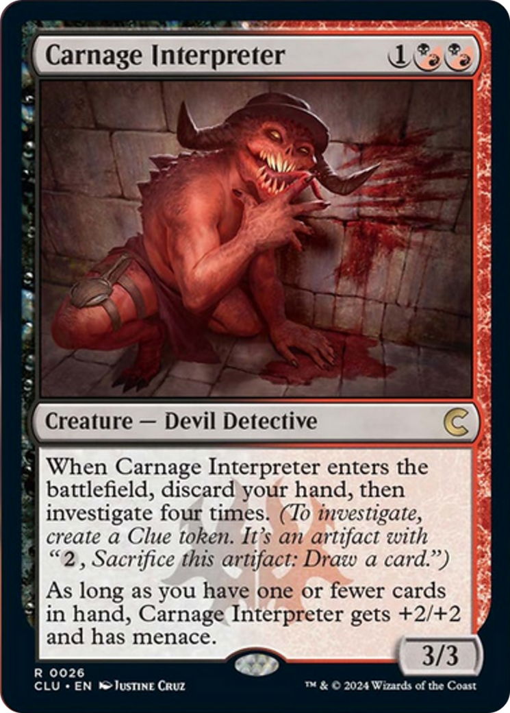 Carnage Interpreter [Ravnica: Clue Edition] | Total Play