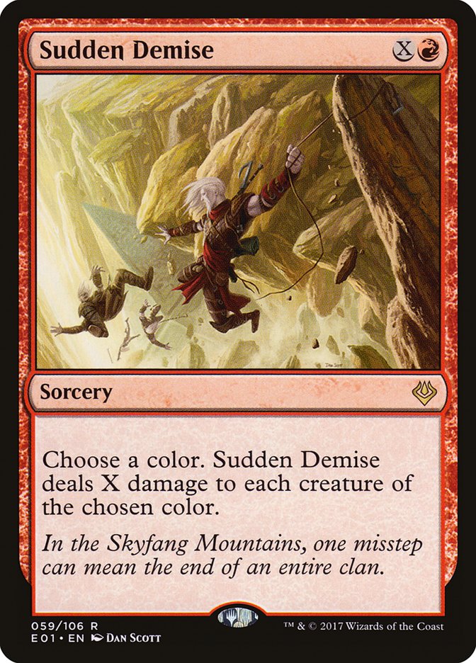 Sudden Demise [Archenemy: Nicol Bolas] | Total Play