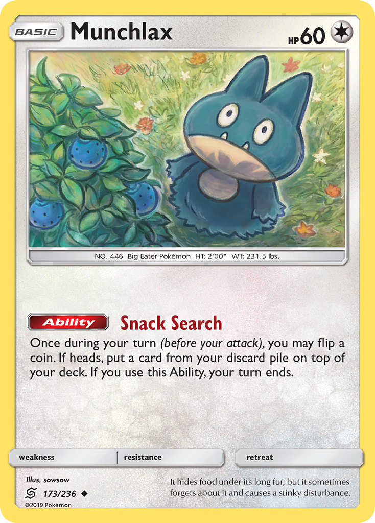 Munchlax (173/236) [Sun & Moon: Unified Minds] | Total Play