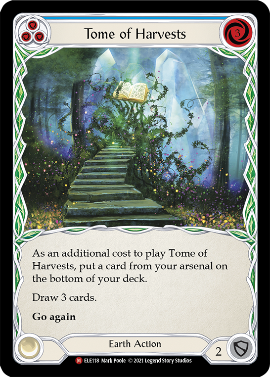 Tome of Harvests [ELE118] (Tales of Aria)  1st Edition Rainbow Foil | Total Play