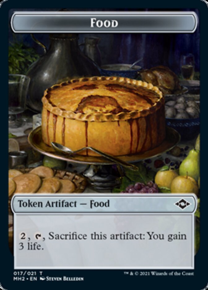 Beast // Food (17) Double-Sided Token [Modern Horizons 2 Tokens] | Total Play