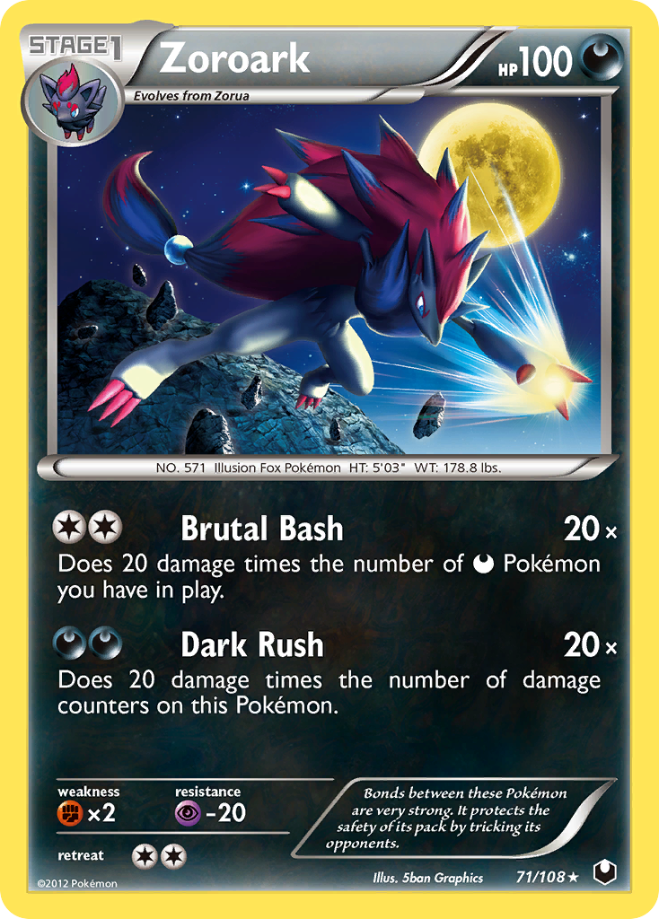 Zoroark (71/108) [Black & White: Dark Explorers] | Total Play