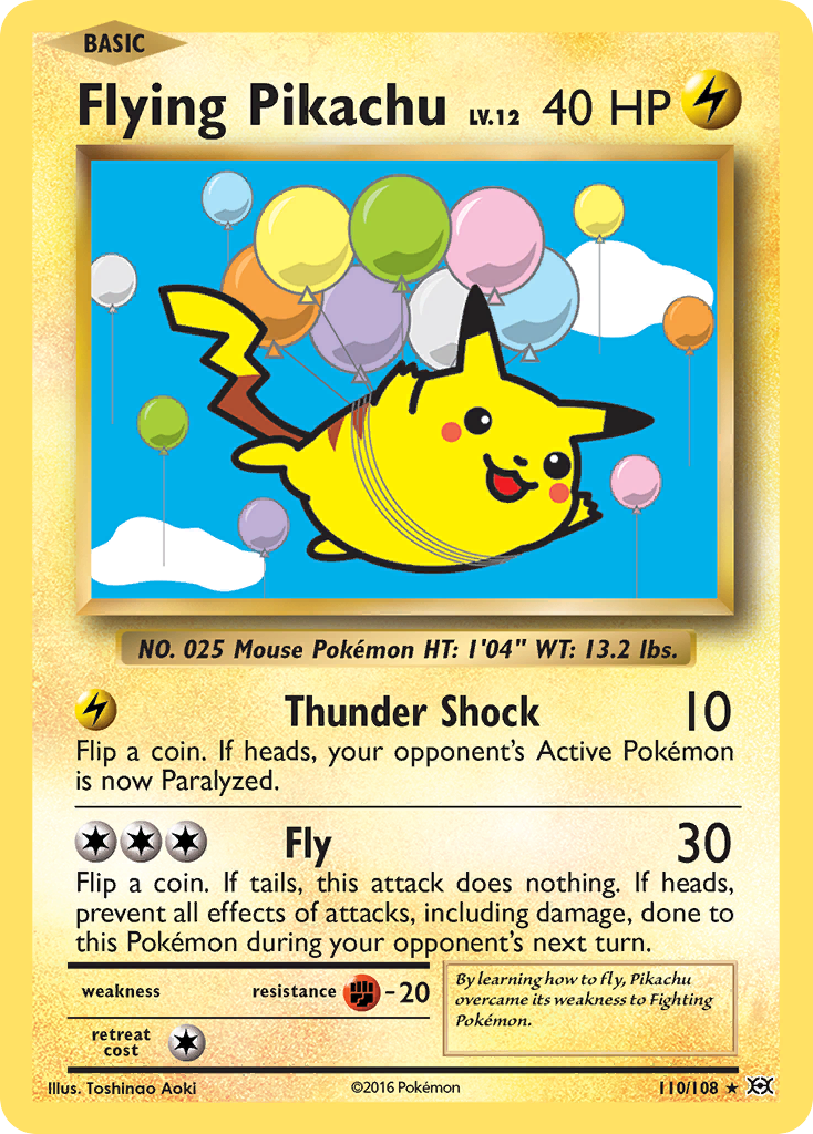 Flying Pikachu (110/108) [XY: Evolutions] | Total Play