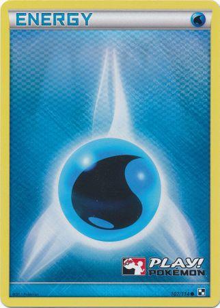 Water Energy (107/114) (Play Pokemon Promo) [Black & White: Base Set] | Total Play