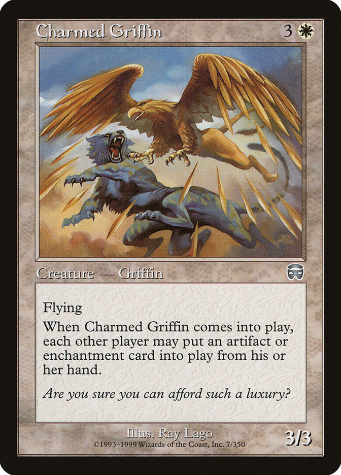 Charmed Griffin [Mercadian Masques] | Total Play