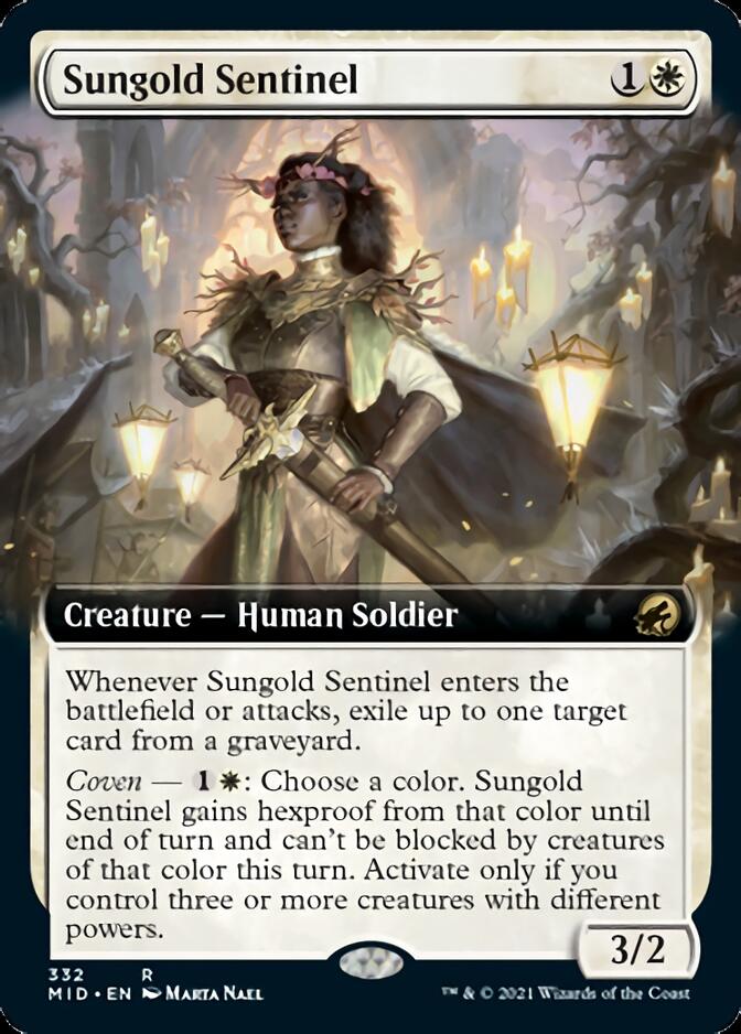 Sungold Sentinel (Extended Art) [Innistrad: Midnight Hunt] | Total Play