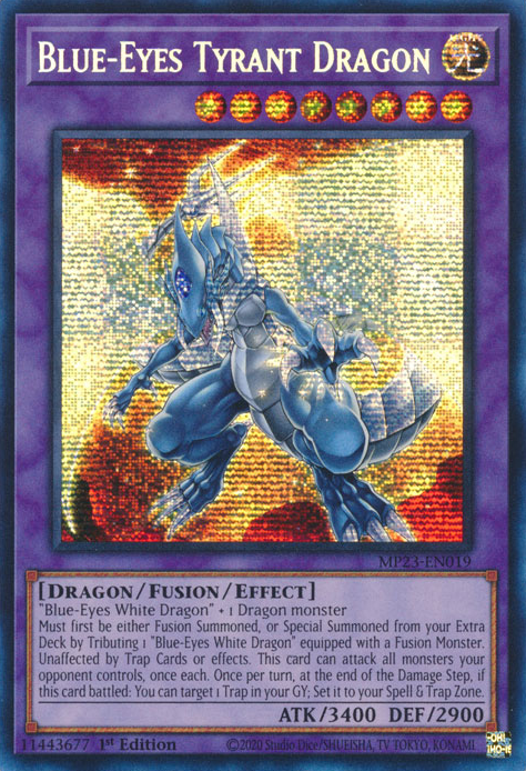 Blue-Eyes Tyrant Dragon [MP23-EN019] Prismatic Secret Rare | Total Play