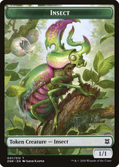 Cat Beast // Insect Double-Sided Token [Zendikar Rising Tokens] | Total Play