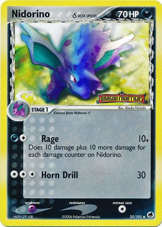 Nidorino (35/101) (Delta Species) (Stamped) [EX: Dragon Frontiers] | Total Play