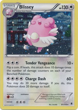 Blissey (81/119) (Cosmos Holo) [XY: Phantom Forces] | Total Play