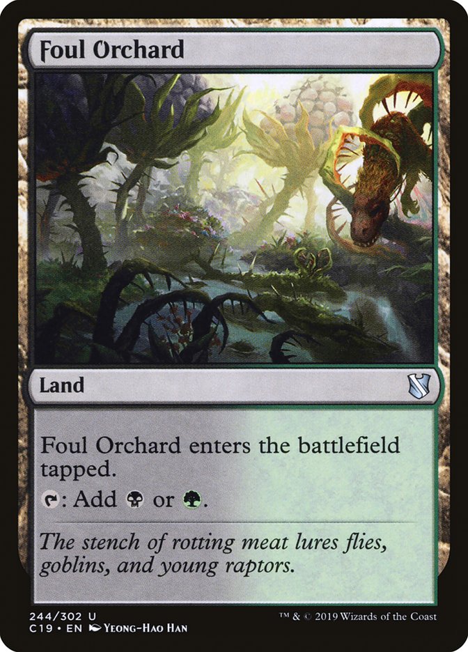 Foul Orchard [Commander 2019] | Total Play