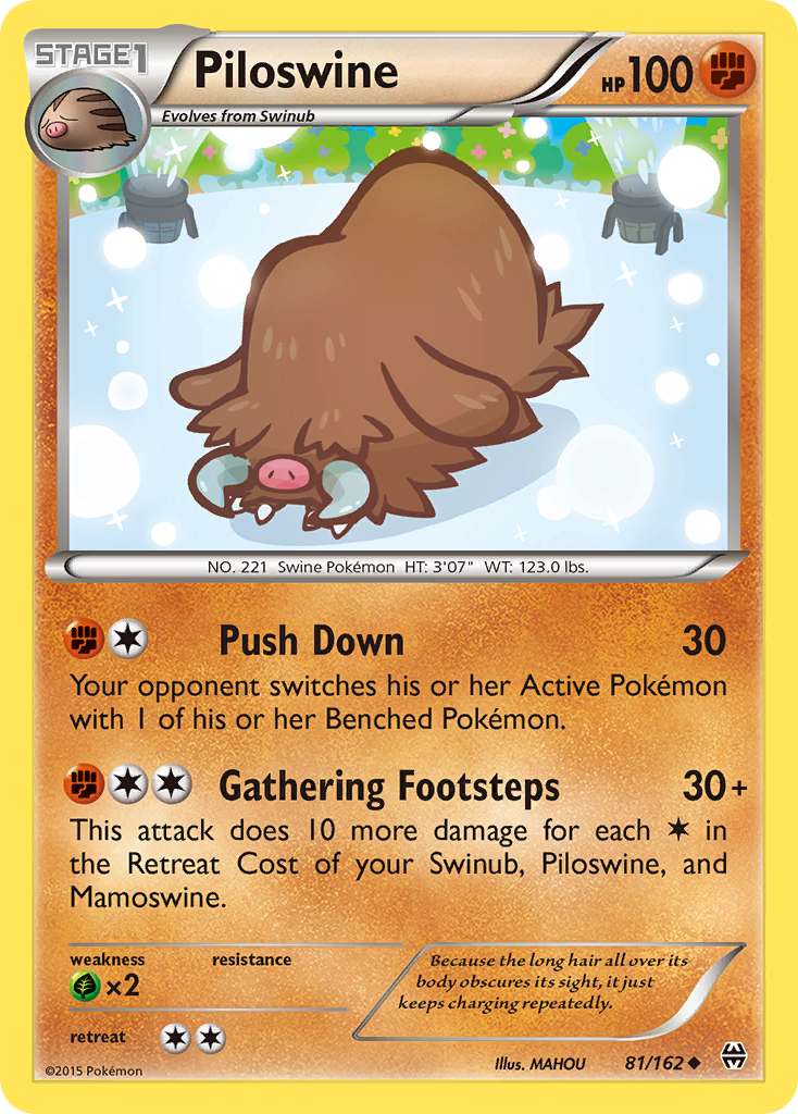 Piloswine (81/162) [XY: BREAKthrough] | Total Play