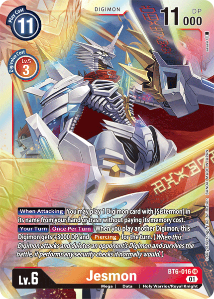 Jesmon [BT6-016] [Double Diamond] | Total Play