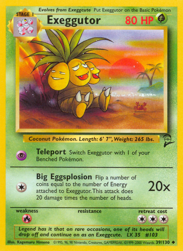 Exeggutor (39/130) [Base Set 2] | Total Play