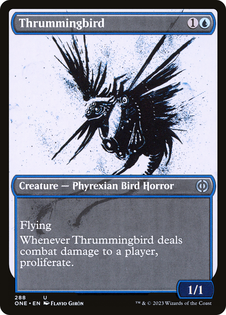 Thrummingbird (Showcase Ichor) [Phyrexia: All Will Be One] | Total Play