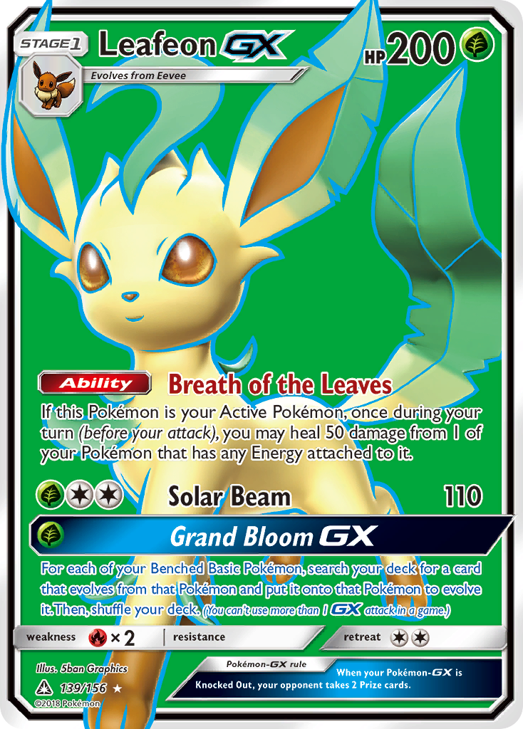 Leafeon GX (139/156) [Sun & Moon: Ultra Prism] | Total Play