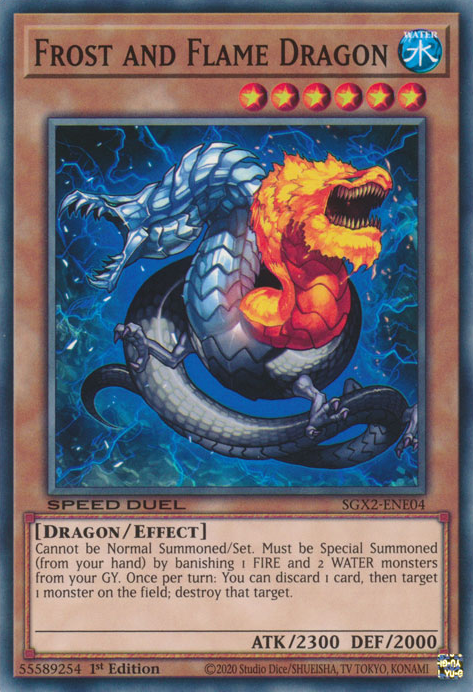 Frost and Flame Dragon [SGX2-ENE04] Common | Total Play