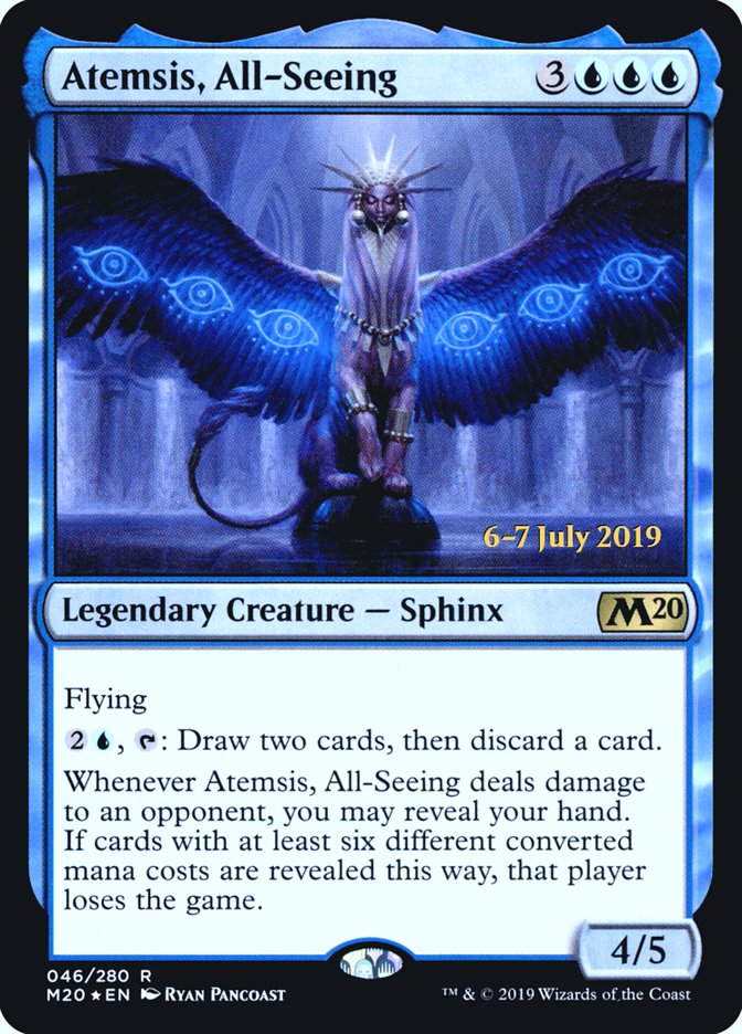 Atemsis, All-Seeing [Core Set 2020 Prerelease Promos] | Total Play